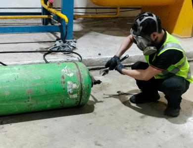 CUNG CẤP VÀ NẠP KHÍ HÓA LỎNG NH3 TẠI NHÀ MÁY 