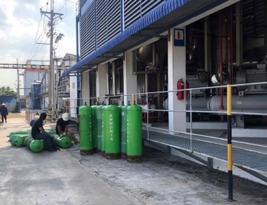 CUNG CẤP VÀ NẠP KHÍ HÓA LỎNG NH3 TẠI NHÀ MÁY 